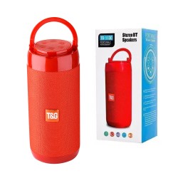 CAIXA DE COLUNA SEM FIO BLUETOOTH T&G TG-113C TF CARTÃO/DISCO U/AUXILIAR/RÁDIO FM 4.2 VERMELHO CAIXA DE COLUNA SEM FIO BLUETOOTH T&G TG-113C TF CARTÃO/DISCO U/AUXILIAR/RÁDIO FM 4.2 VERMELHO